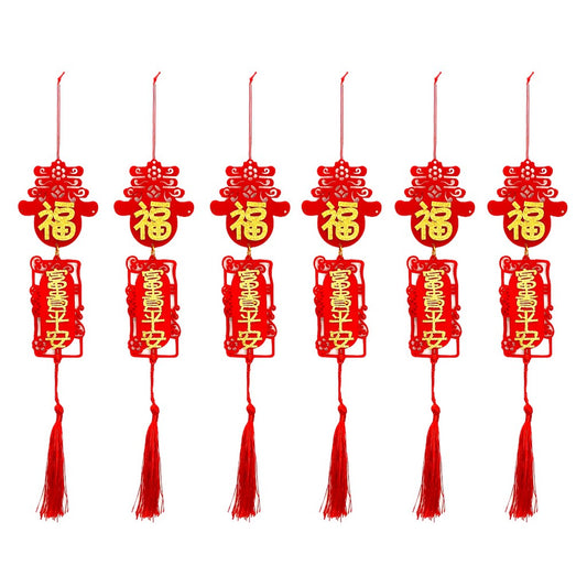 Chinese New Year 6 pcs Hanging Ornament