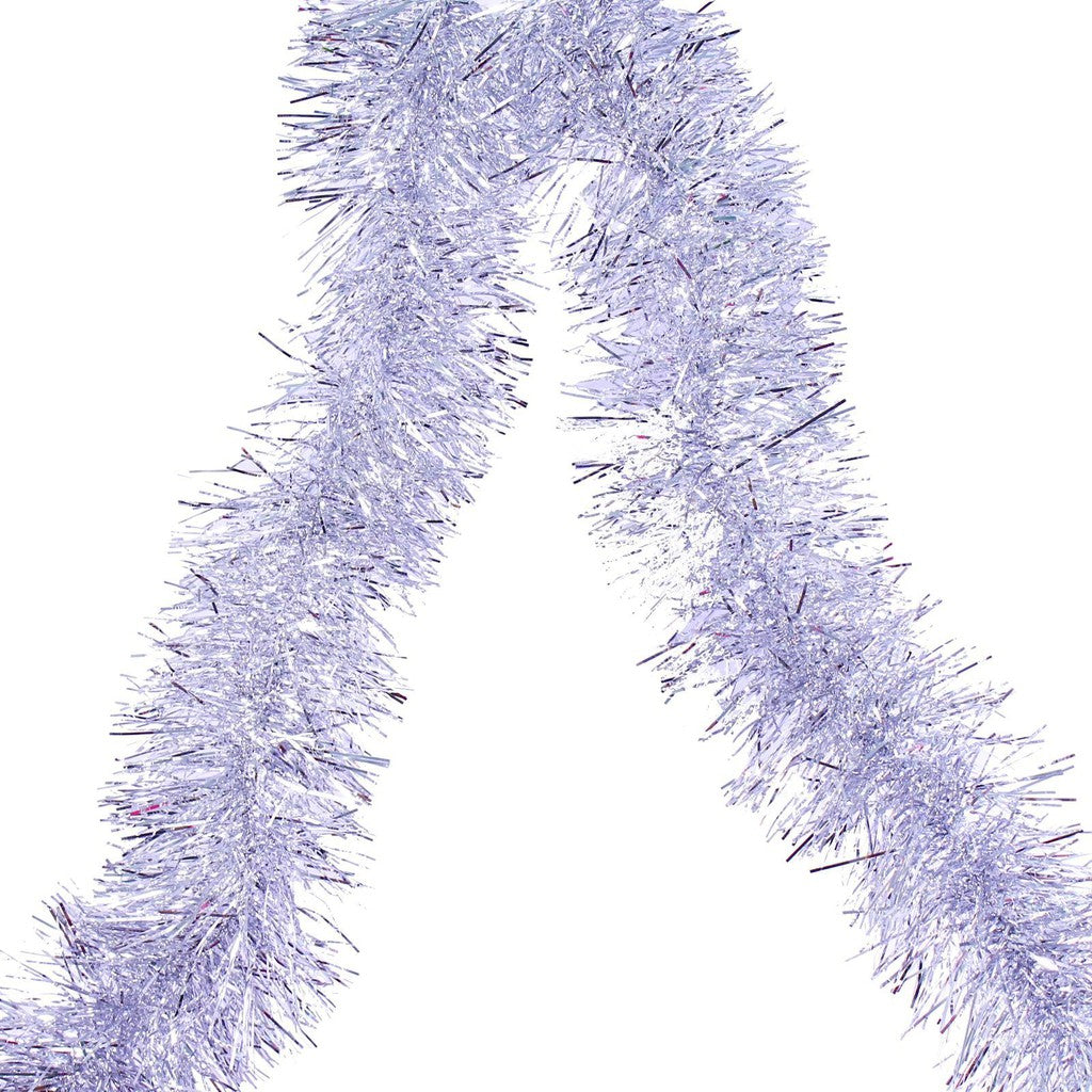 Christmas 1.8M Tinsel Garland Chain - Silver