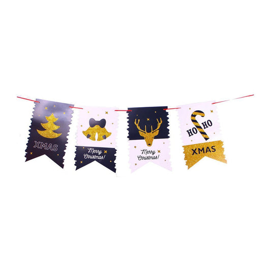 Christmas Flag Banner Hanging Decoration