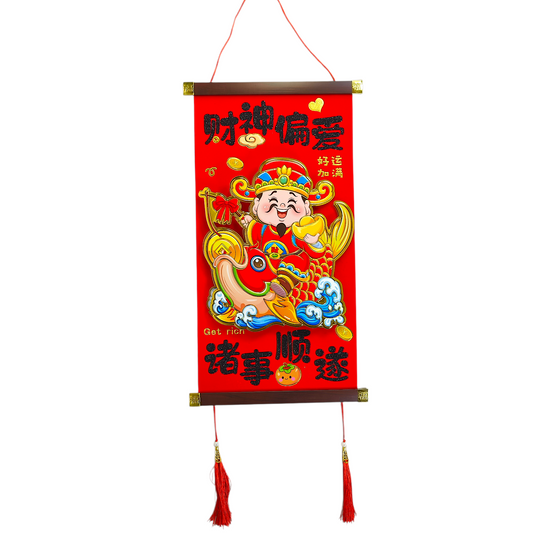 Hanging Decoration Wooden velvet pendant