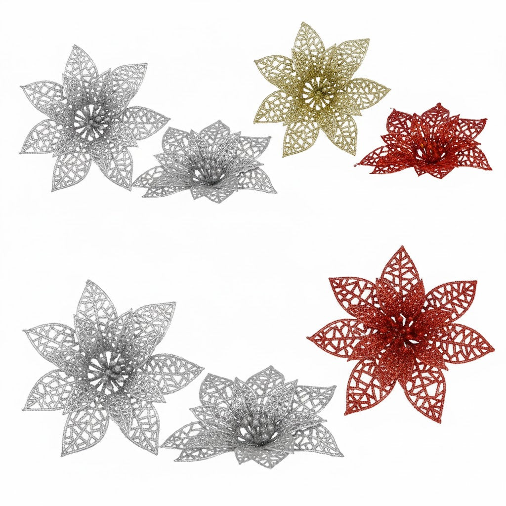 10 CM Christmas Tree Ornament Sunflower - 