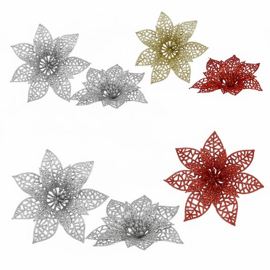 10 CM Christmas Tree Ornament Sunflower - 