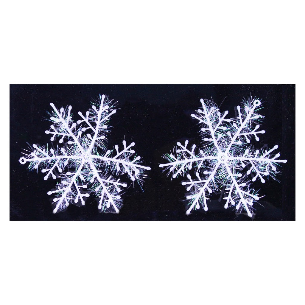 15 CM Christmas Decoration - Crystal Snowflake 3S