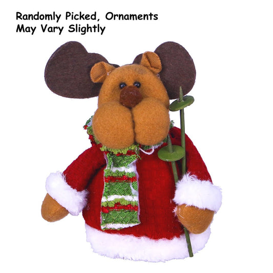  18 CM Plush Decoration Doll Plush Toy Hanging Christmas Ornament Table Decoration - Reindeer