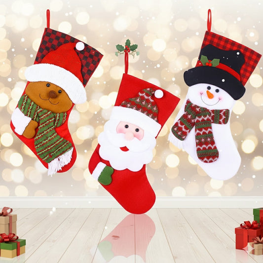 50 CM Christmas Stocking Hanging Stocking Decoration 