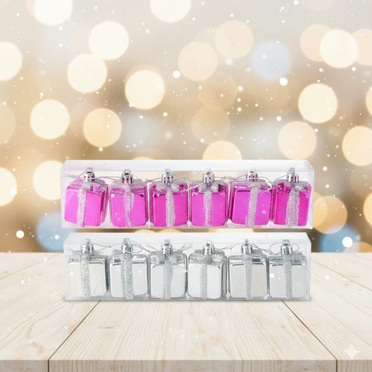 6 CM Hanging Present Box Christmas Tree Decoration